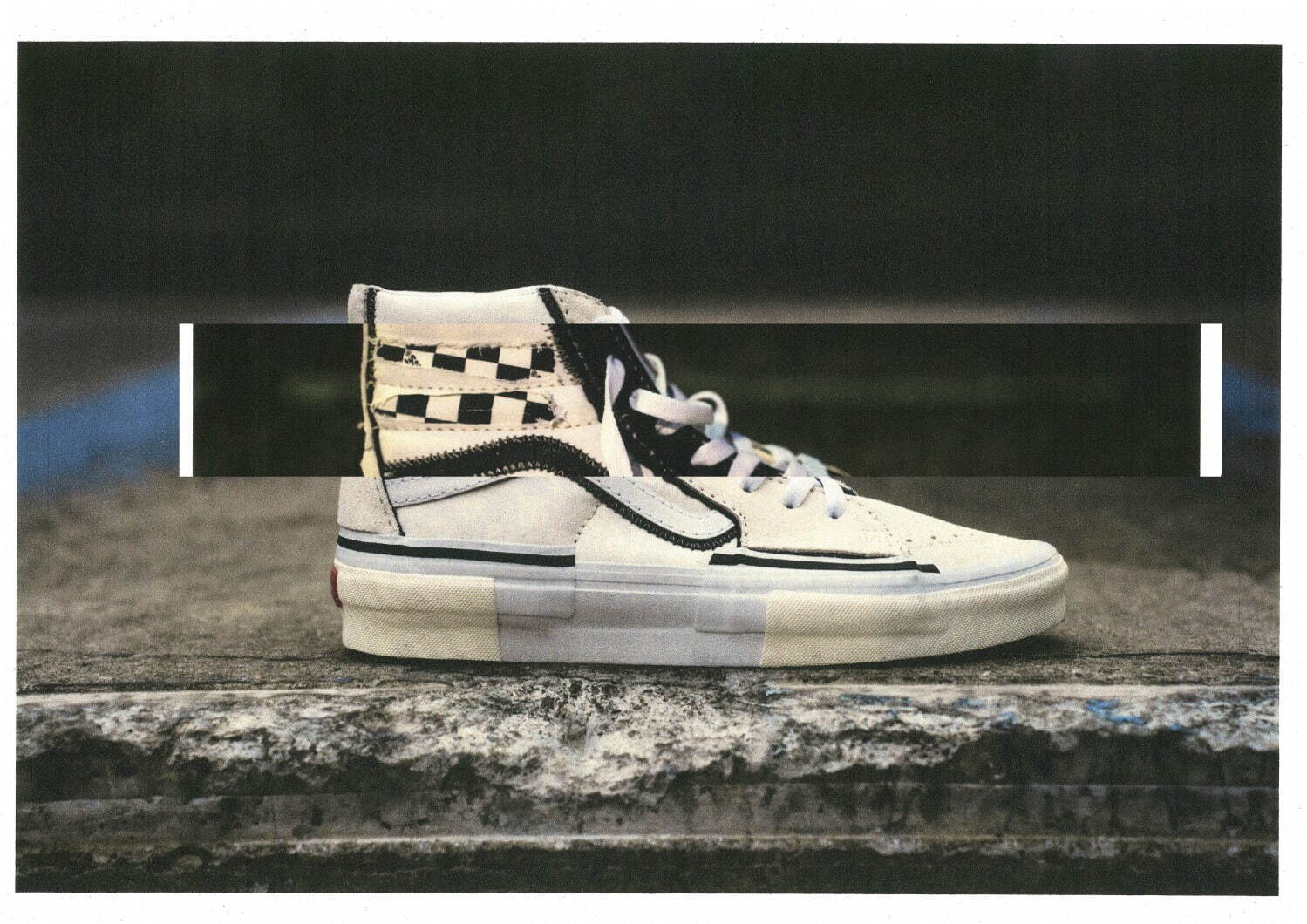 VANSのスニーカー「SK8-HI」から生地を破ってカスタムする新作ハイカット｜写真1