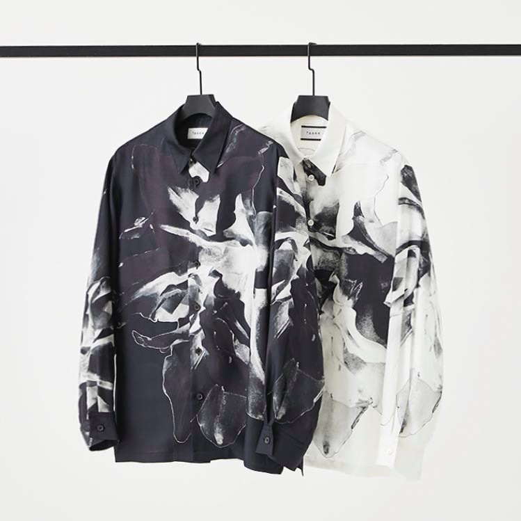 EX.SILK REGULER COLLAR L/S SHIRTS 各53,900円