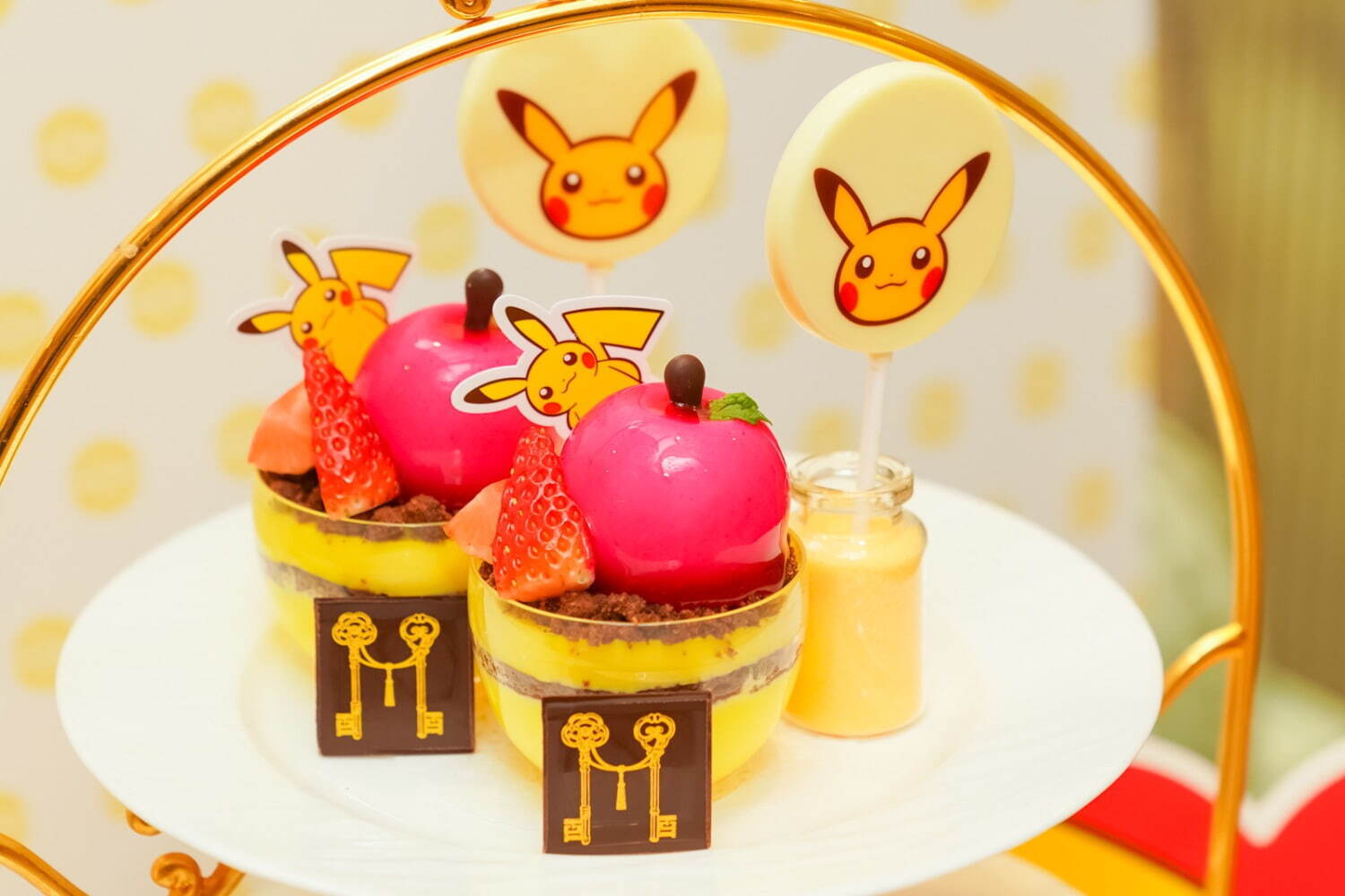 ストリングスホテル 名古屋で「ピカチュウ アフタヌーンティー」ピカチュウモチーフのスイーツ＆ドリンク｜写真3