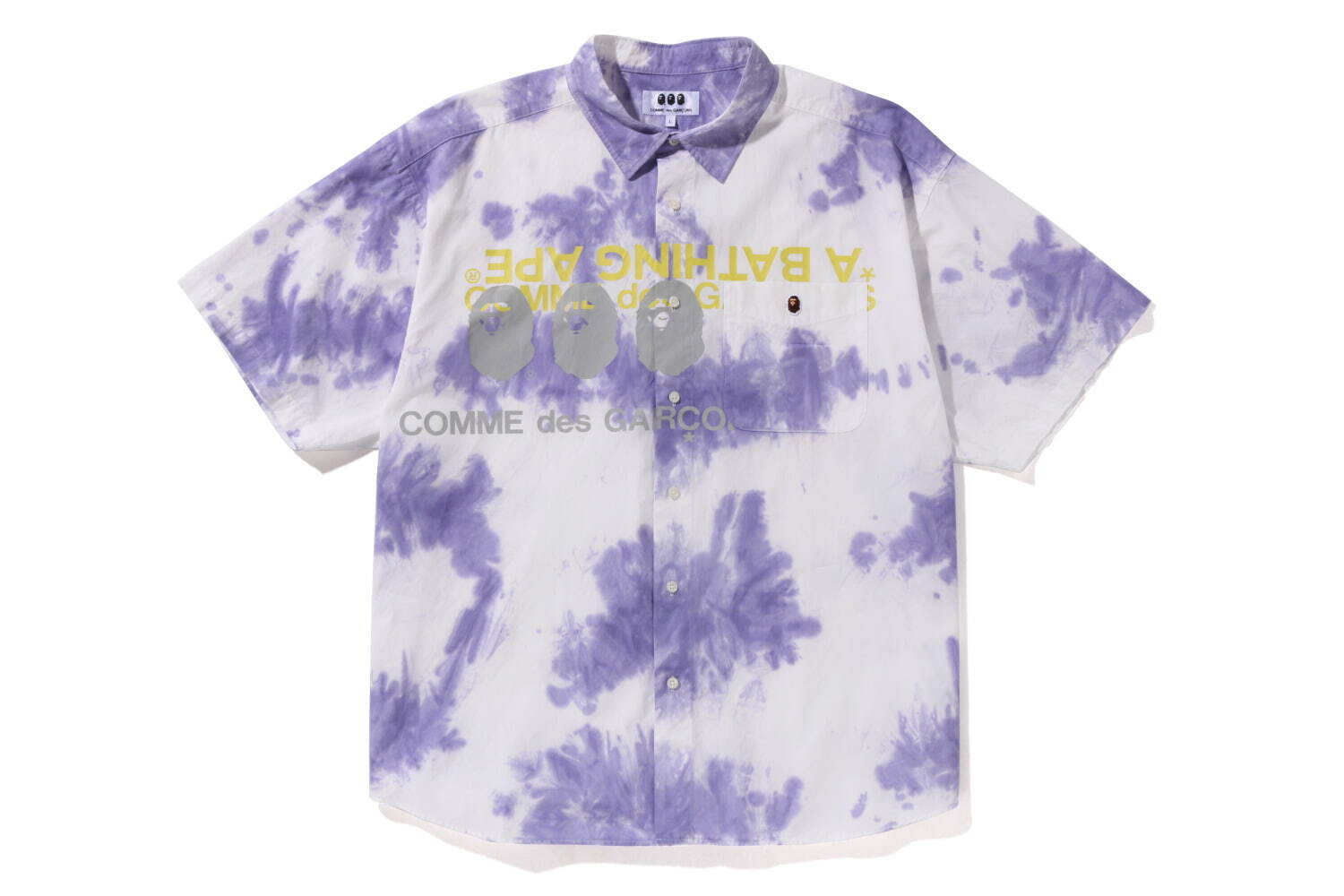 CDG OSAKA X BAPE TIE DYE LOOSE FIT S/S SHIRT 27,500円