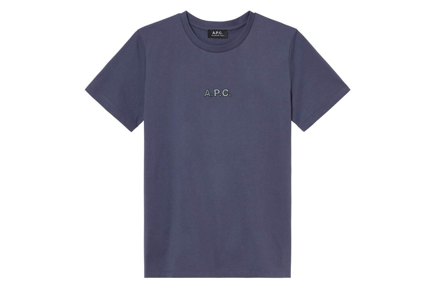 A.P.C.定番ロゴTシャツ、ペールブルーやチャコールグレーなどブティック限定ニュアンスカラー｜写真5