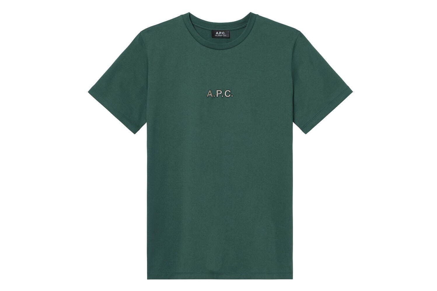 A.P.C.定番ロゴTシャツ、ペールブルーやチャコールグレーなどブティック限定ニュアンスカラー｜写真3