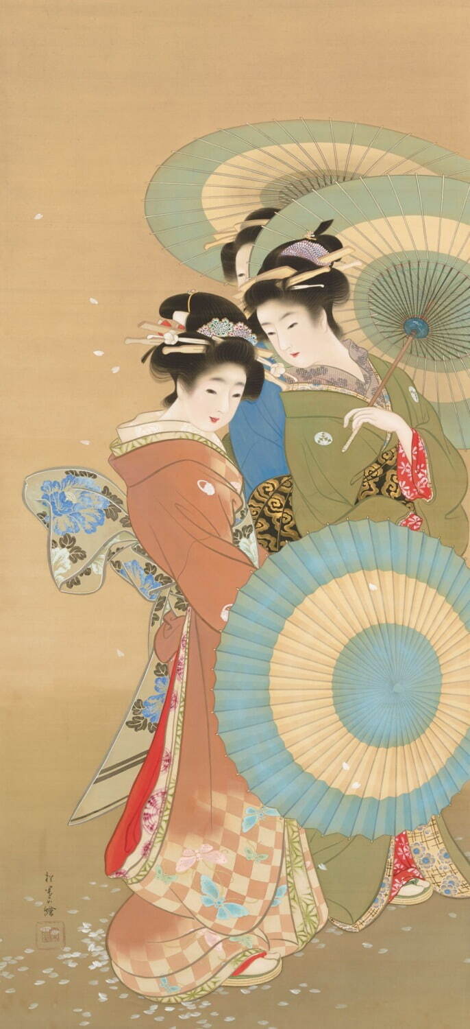 上村松園《花》1910年