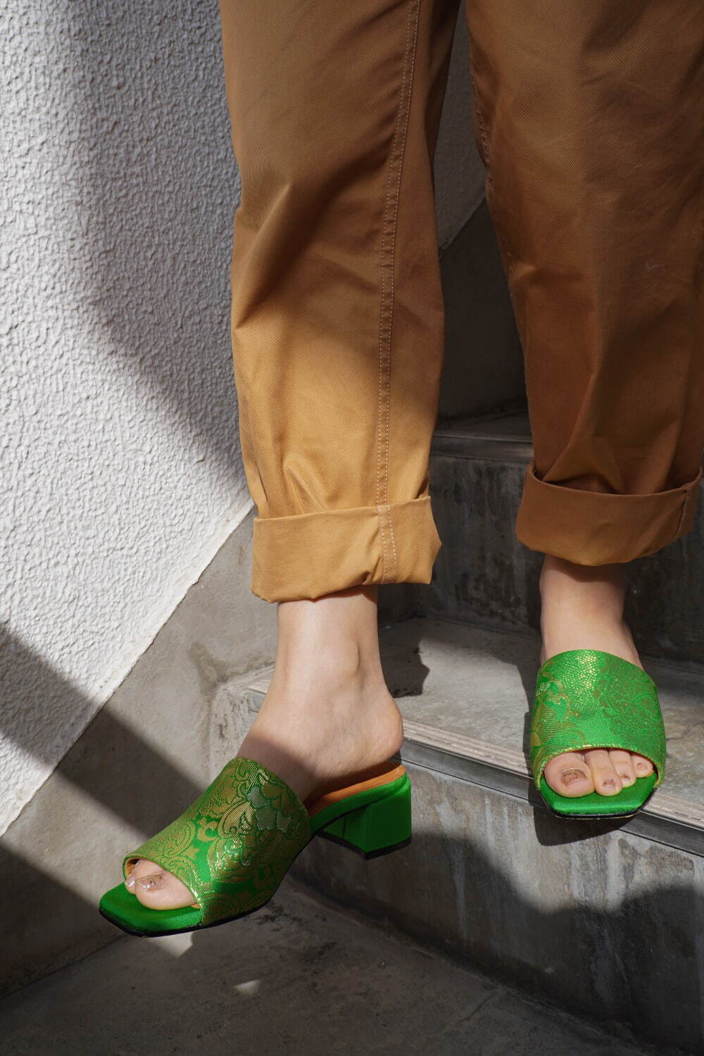 「obi square sandals」 41,800円