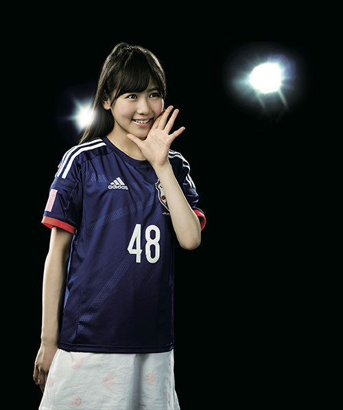 サッカー日本代表×AKB48コラボユニフォームの新CMに大島優子ら出演｜写真2