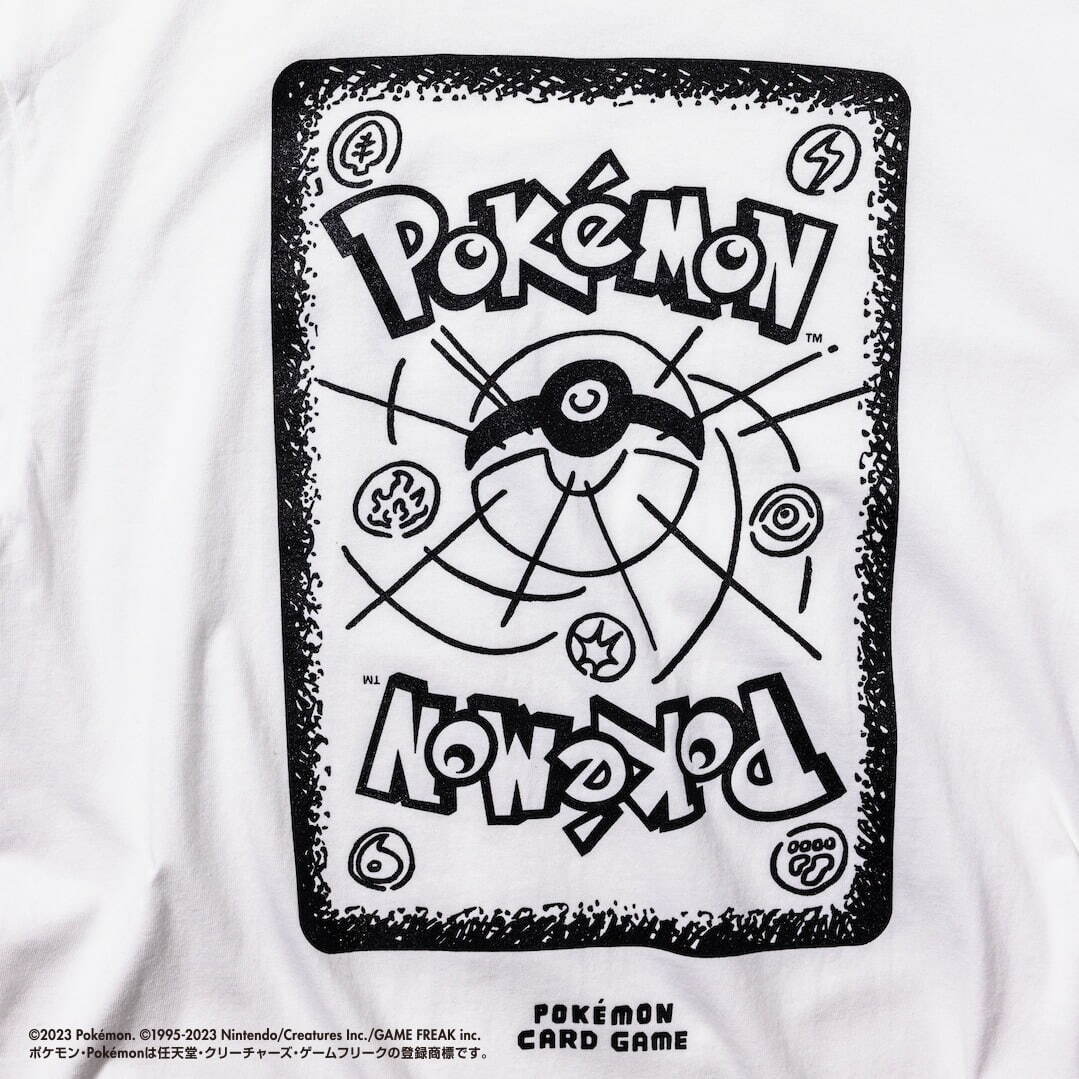 ポケモンカードゲーム×長場雄のビームス限定Tシャツ、“イーブイ”テーマ＆カードの裏面など描いて｜写真6