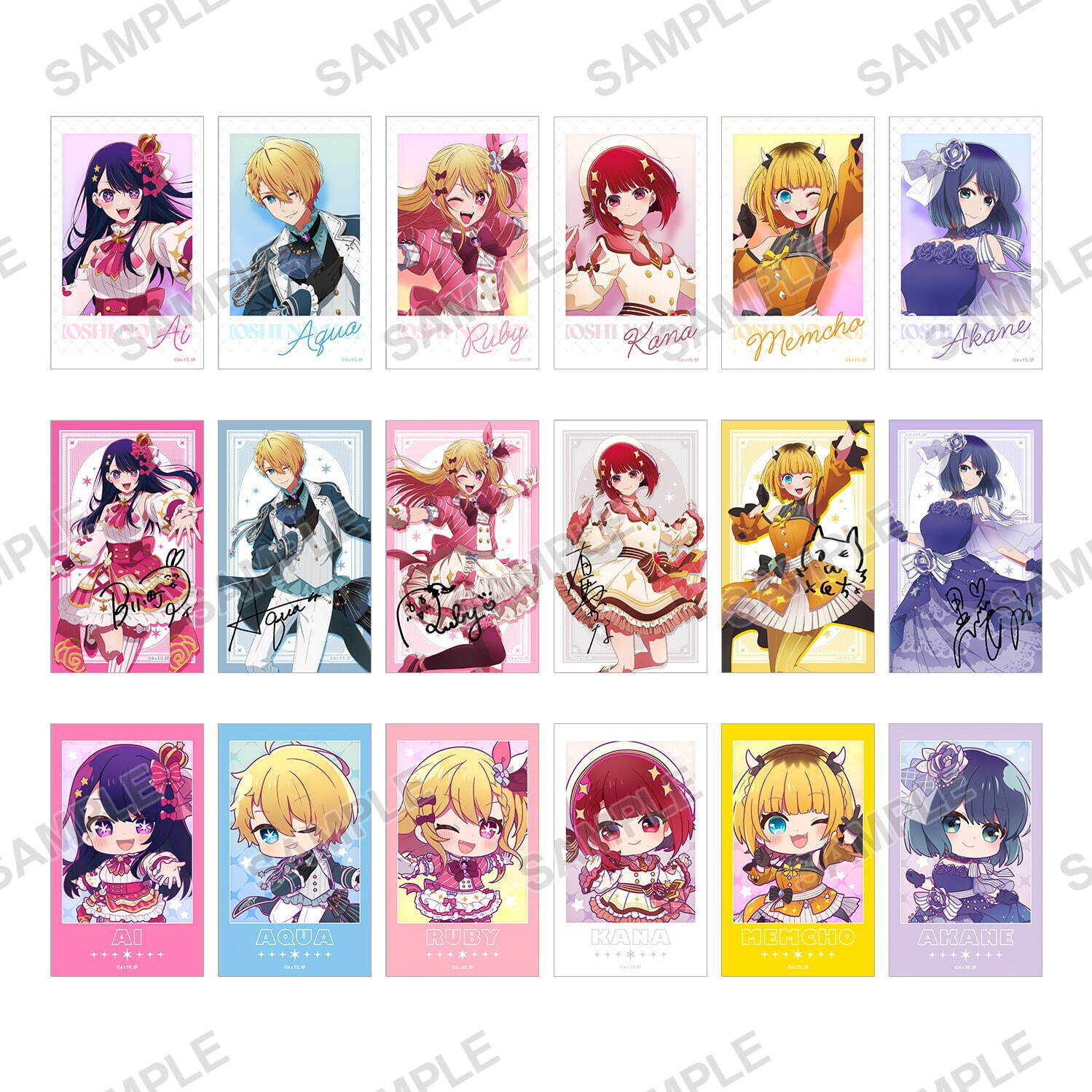 【推しの子】ミニブロマイドコレクション Exhibition ver.
1PACK 440円／1BOX 3,960円