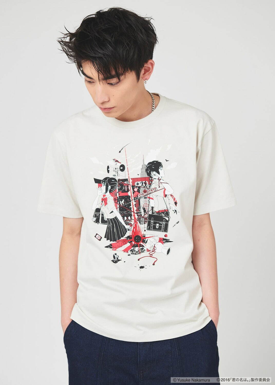 君の名は。 drawn by 中村佑介(君の名は。)｜Tシャツ 3,500円