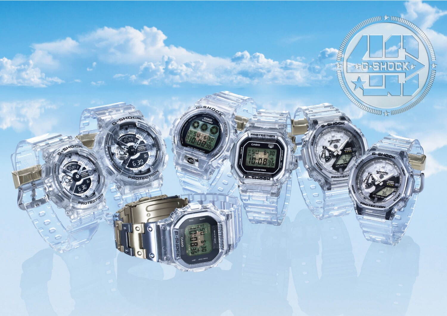 ジーショック(G-SHOCK) クリア リミックス｜写真1