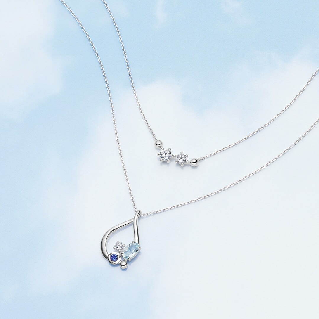 SV(Rhc) Necklace set / CZ / Topaz /Synthetic Stone 19,800円