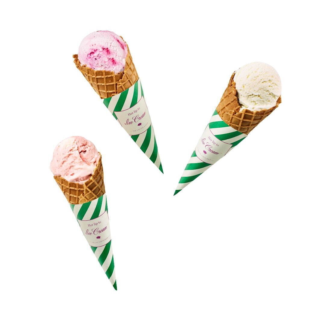 1Scoop 550円、2Scoop 780円、ワッフルコーン 50円