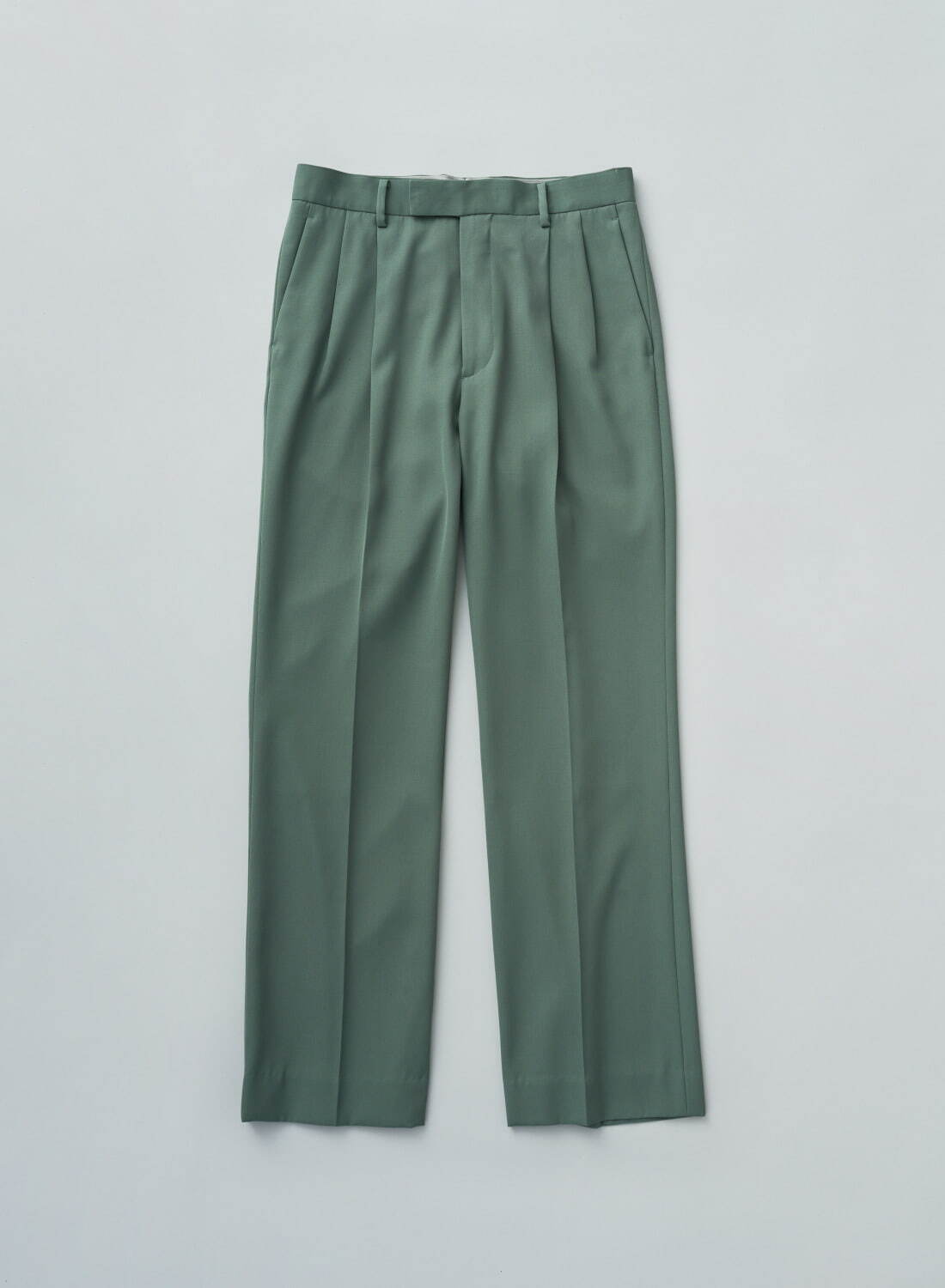 LIGHT WOOL MAX GABARDINE TWO-TUCK SLACKS 41,100円