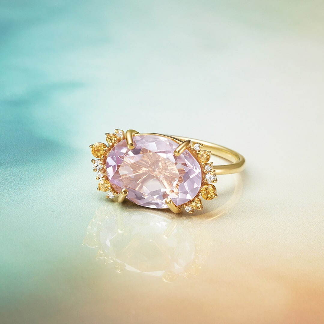 SV(YGc) Ring / Light Amethyst / Citrine / White Topaz 22,000円