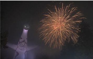 大阪「万博夜空がアートになる日2023」15,000発の花火を音楽と共に打ち上げ、関西の花火師が集結｜写真1