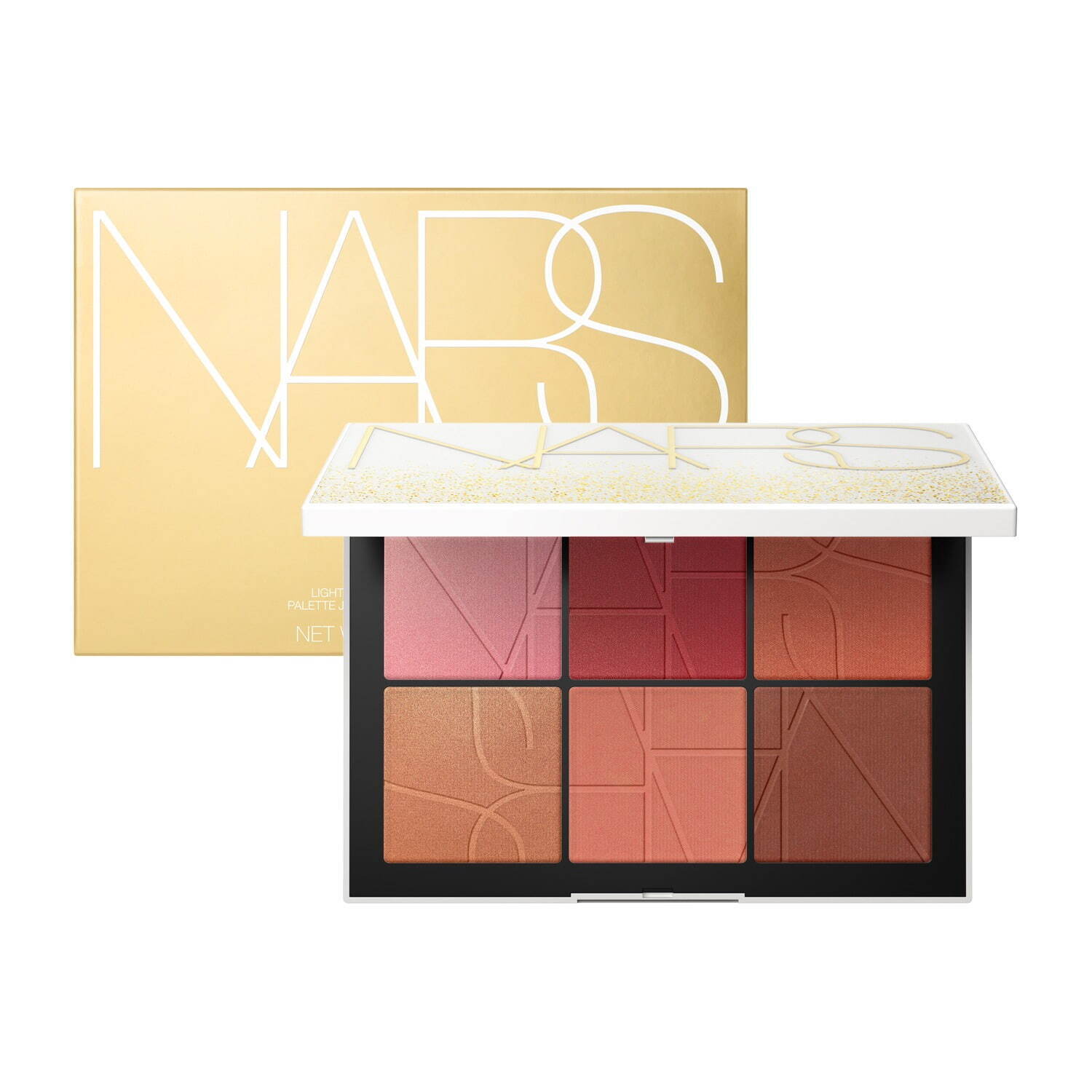 NARS23年クリスマスコフレ、光り輝く9色アイパレや“無重力リップ”の限定パッケージ＆ミニセット｜写真9