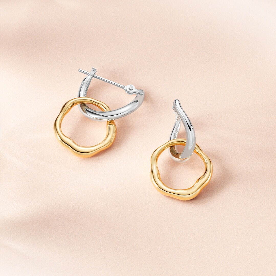 SV(YGc+Rhc) Pierced Earrings 16,500円