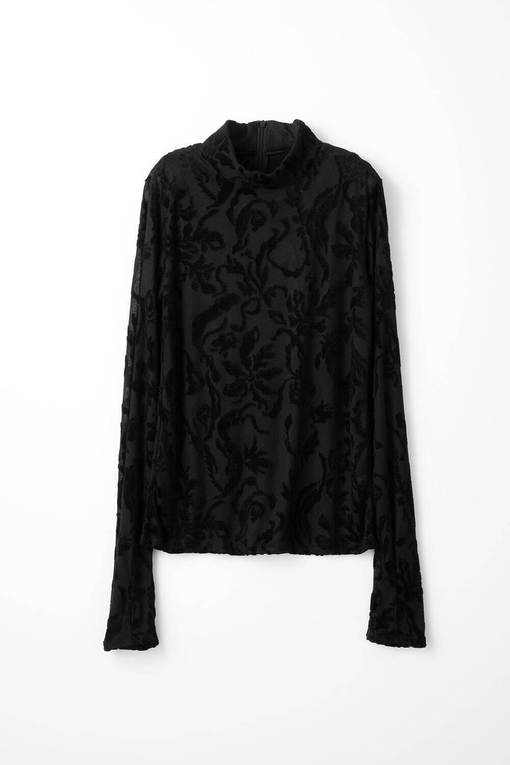 Snowflake jacquard velor top 22,000円