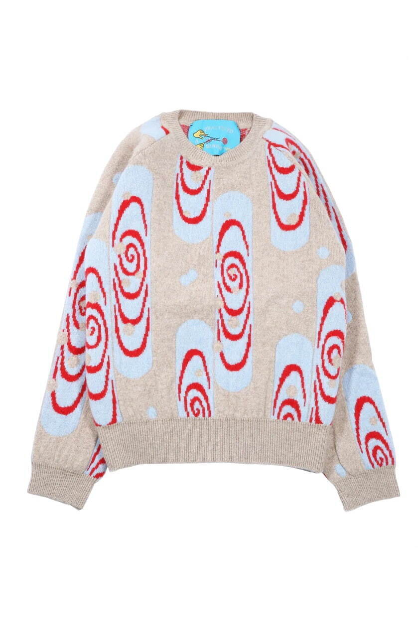 WONDER RIPPLE CASHMERE SWEATER 55,000円