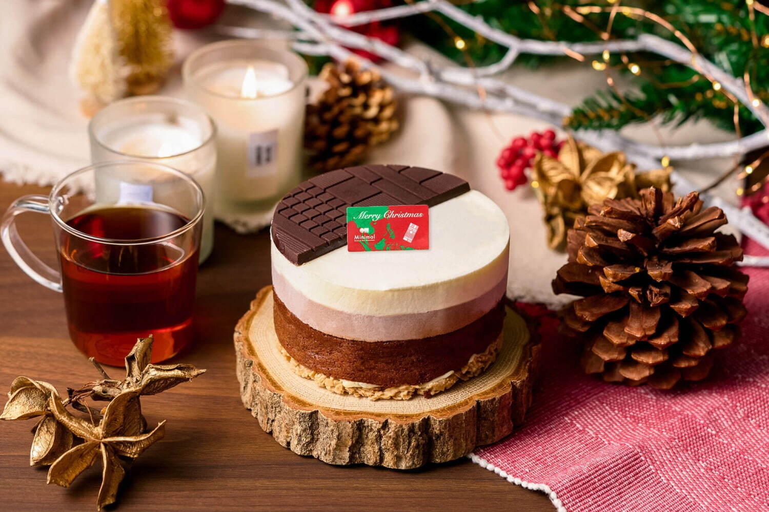 ミニマルのクリスマスケーキ2023、カカオを味わう全6層のチョコレートケーキやガトーショコラ｜写真4