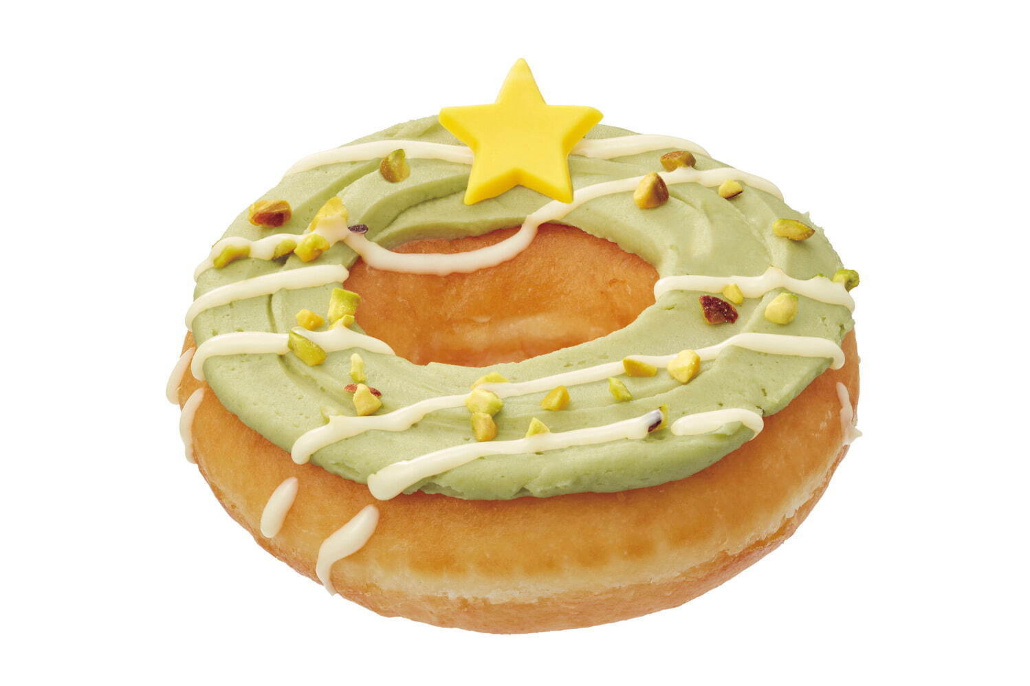 「ピスタチオ クリーム リース」313円(イートイン 319円)