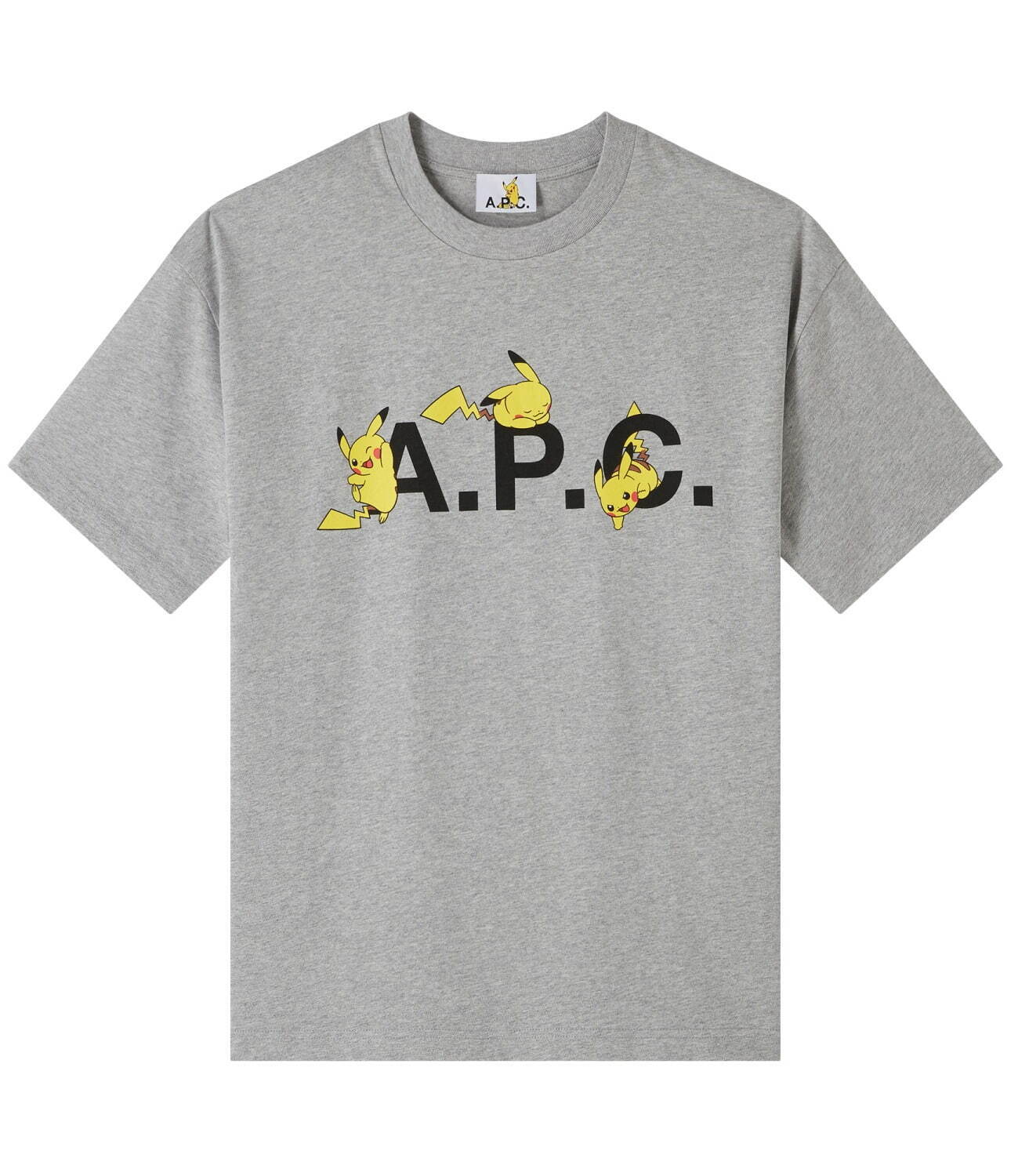 A.P.C. × ポケモン - ピカチュウ＆初代御三家のスウェットやTシャツ、ハーフムーンバッグなど｜写真6