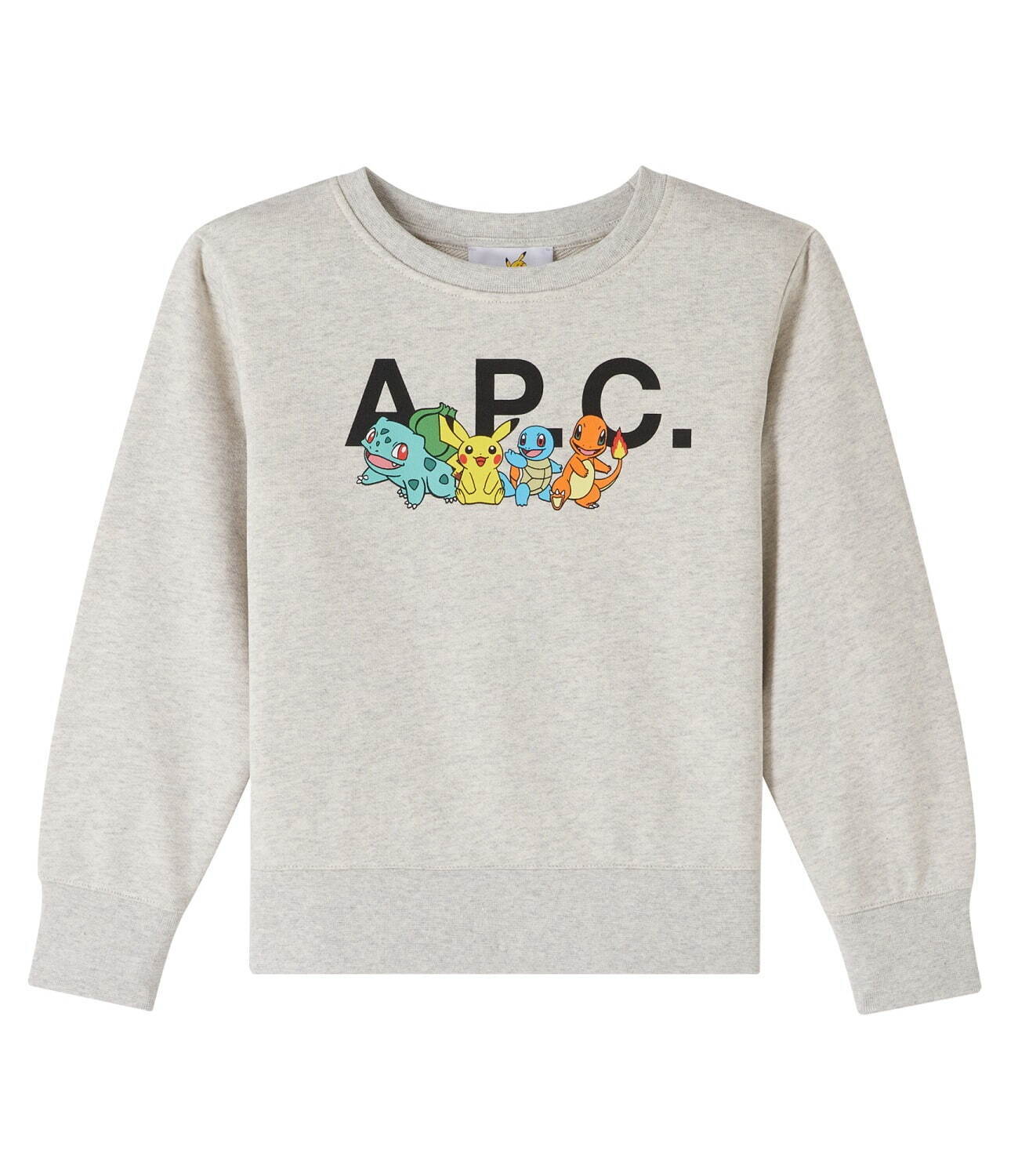 A.P.C. × ポケモン - ピカチュウ＆初代御三家のスウェットやTシャツ、ハーフムーンバッグなど｜写真21