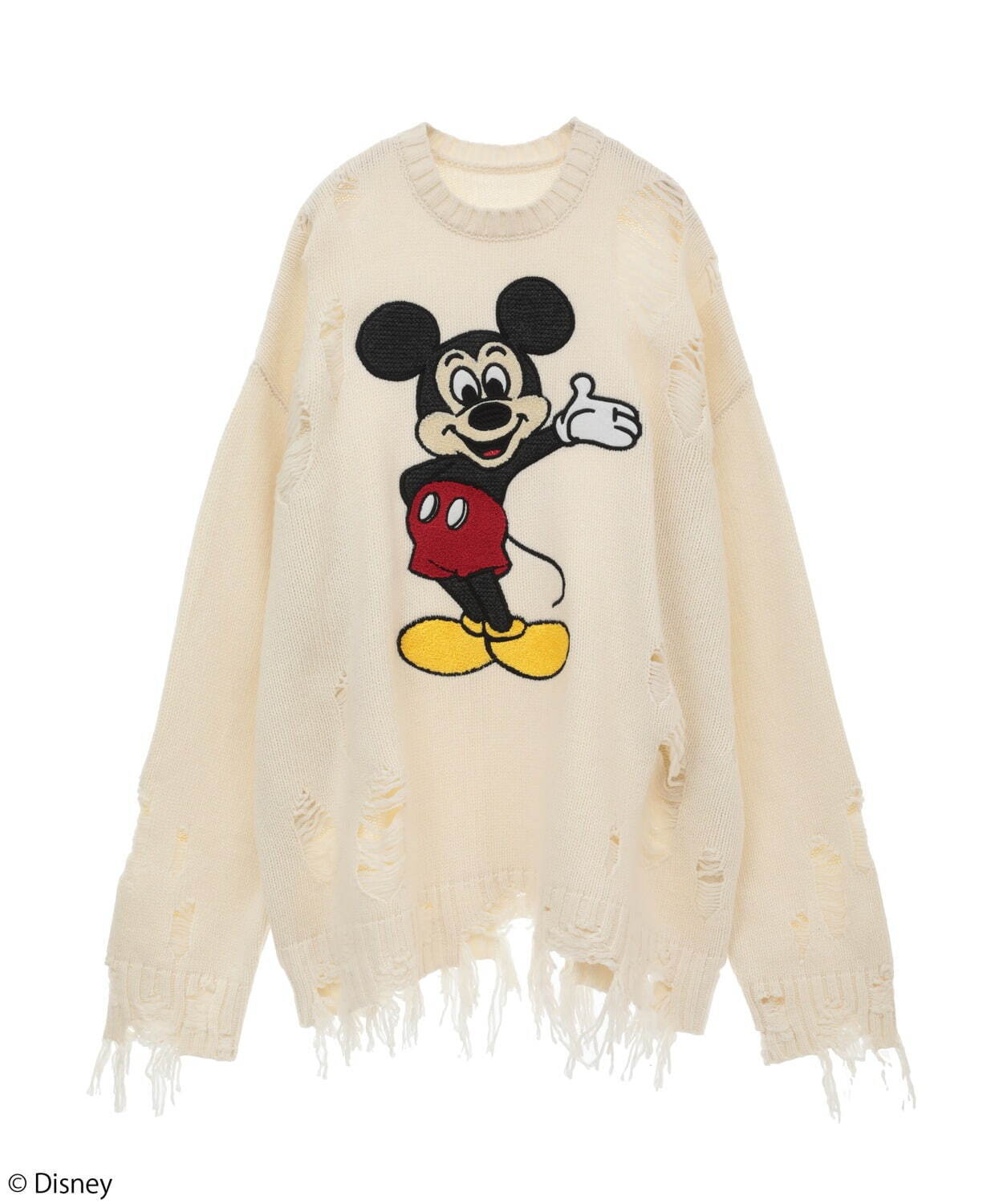 MICKEY MOUSE / DAMAGE KNIT 38,500円