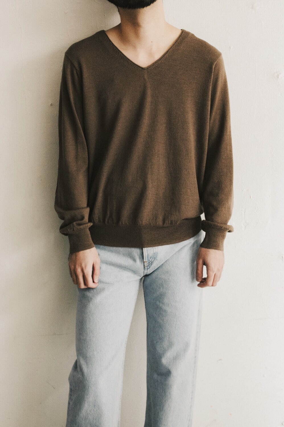 NAHYAT EX V NECK SWEATER 49,500円