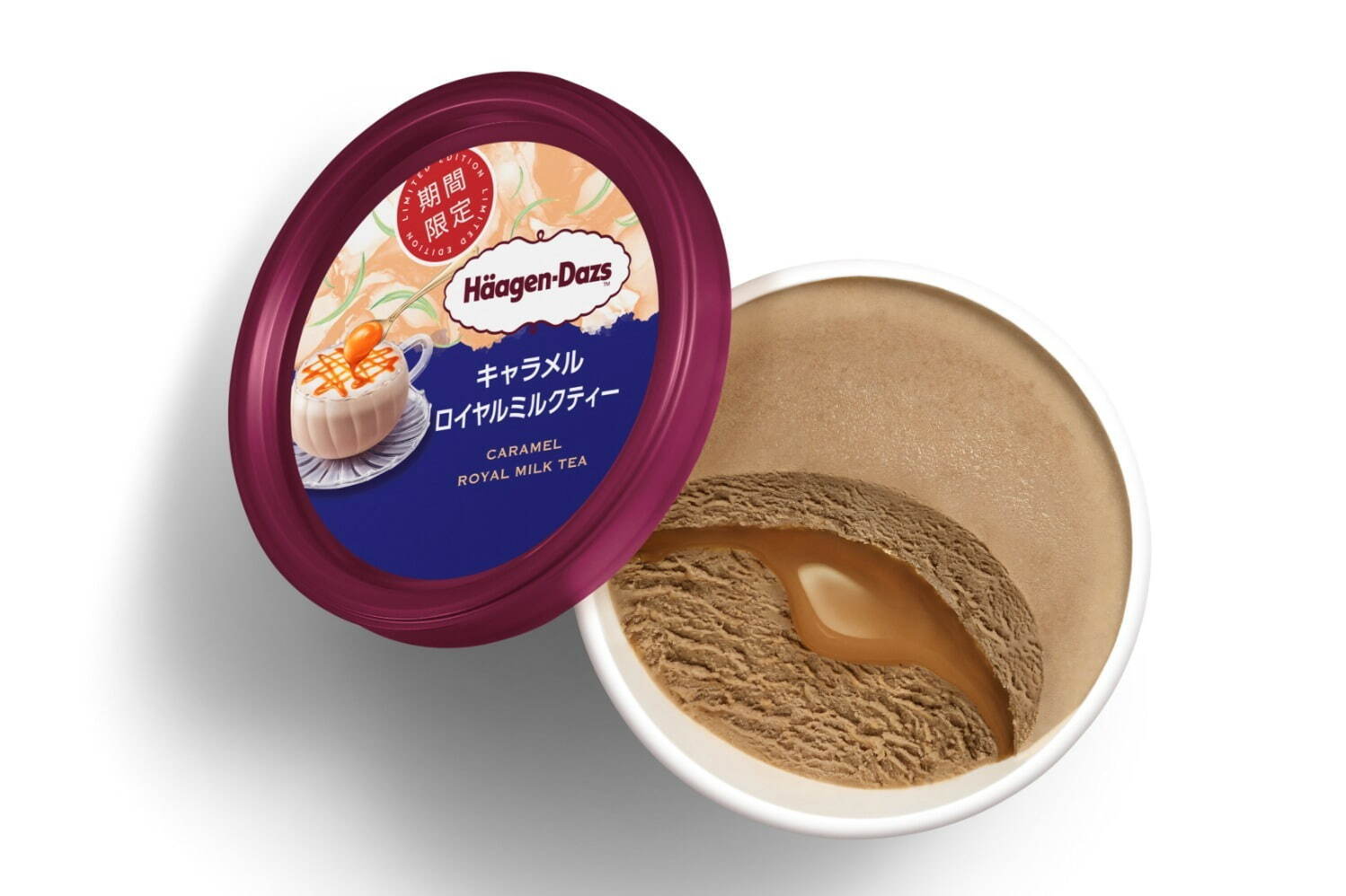 ハーゲンダッツ(Häagen-Dazs) キャラメルロイヤルミルクティー｜写真1