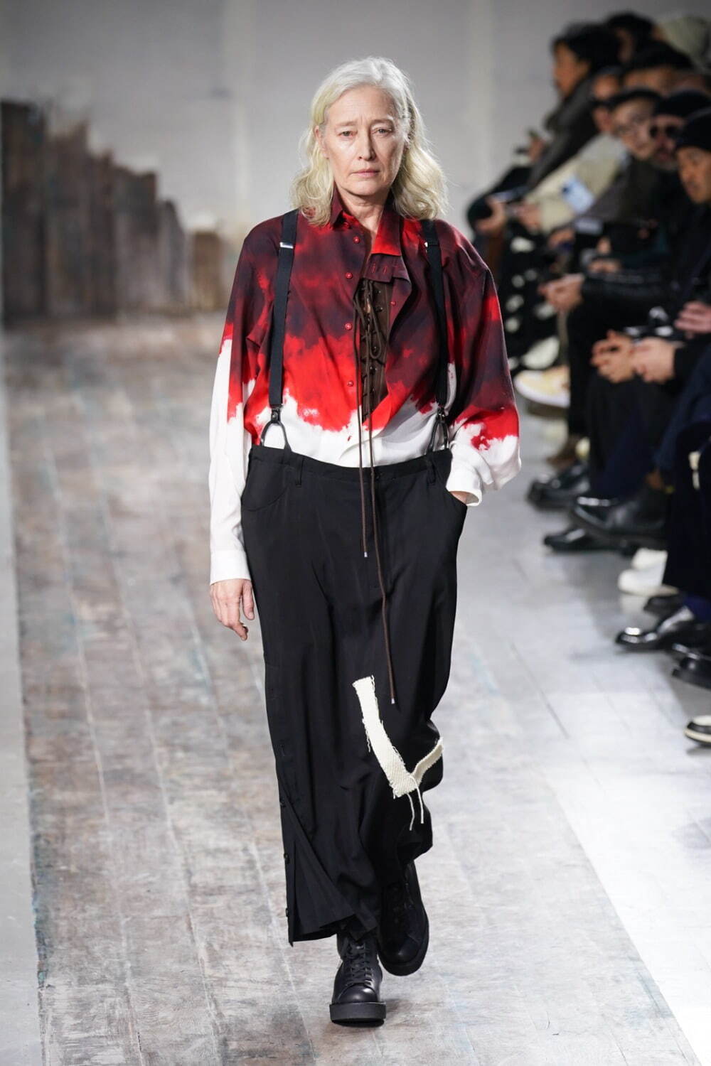 ヨウジヤマモト(Yohji Yamamoto) 2024-25年秋冬メンズコレクション  - 写真76