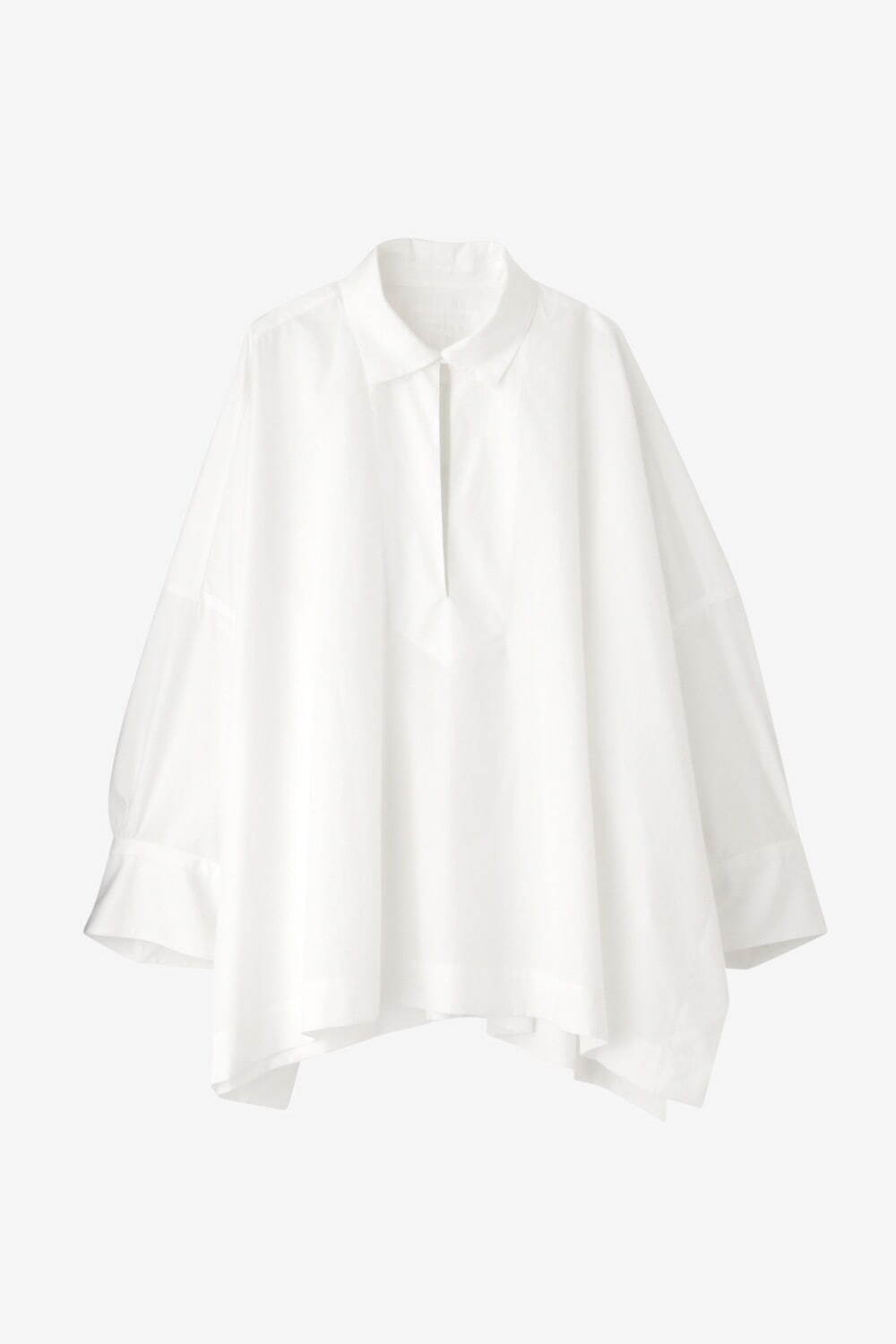 COTTON TYPEWRITER PONCHO SHIRT MA / 間 39,600円