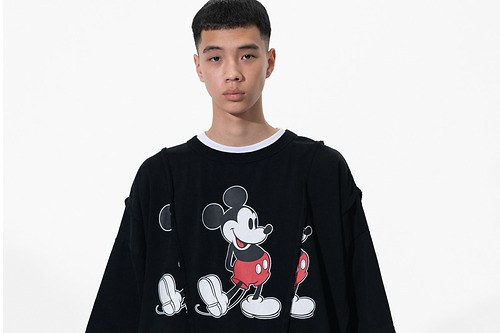 ディスカバード「ディズニー」ミッキーマウスモチーフの“再構築”スウェットやTシャツ