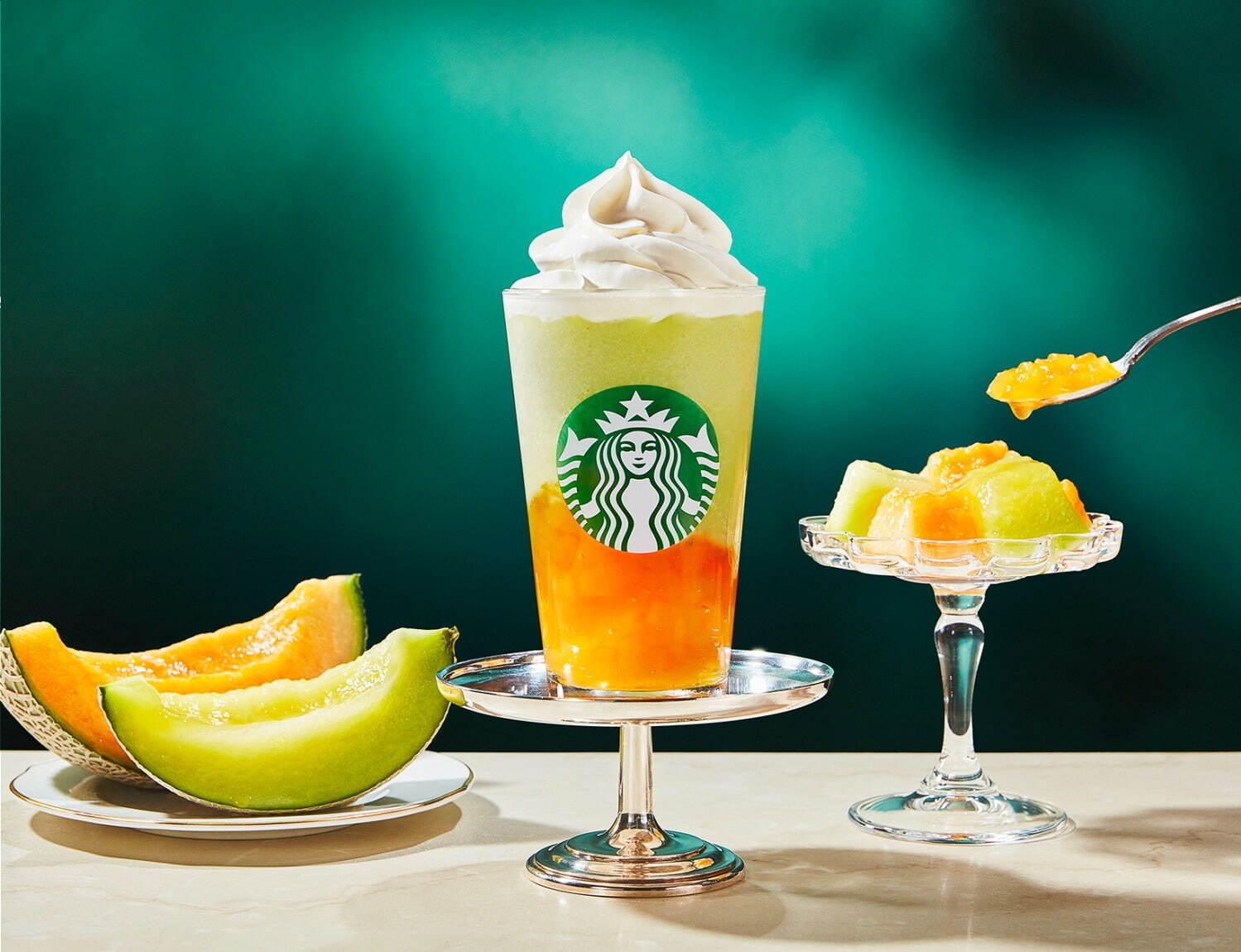 スターバックス(Starbucks Coffee) GOHOBI メロン フラペチーノ｜写真1