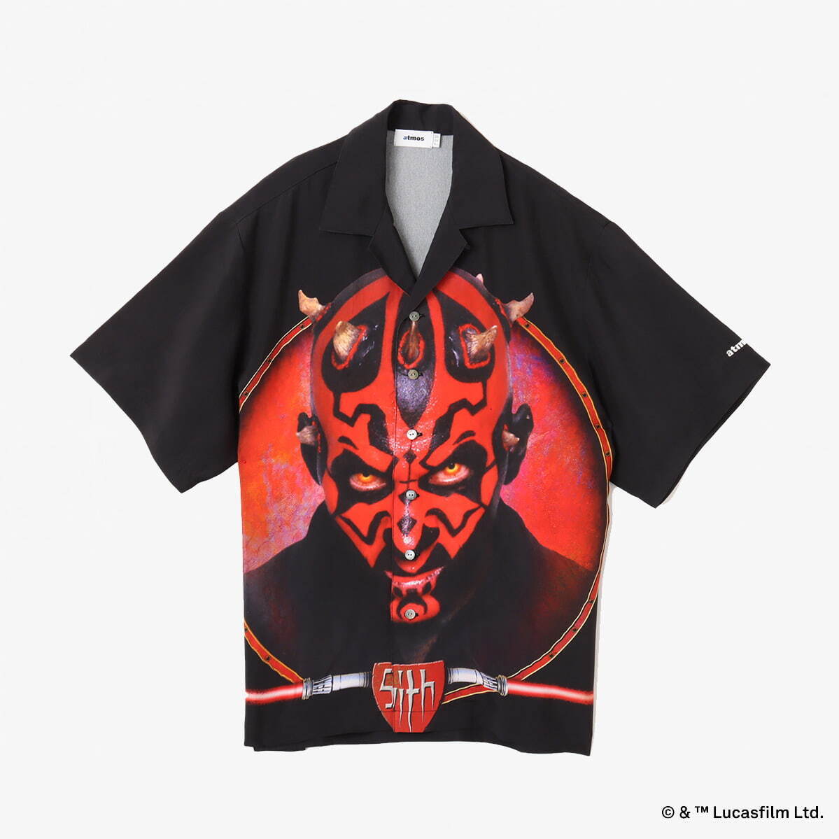 「スター・ウォーズ／ダースモール オープンカラーシャツ」15,400円