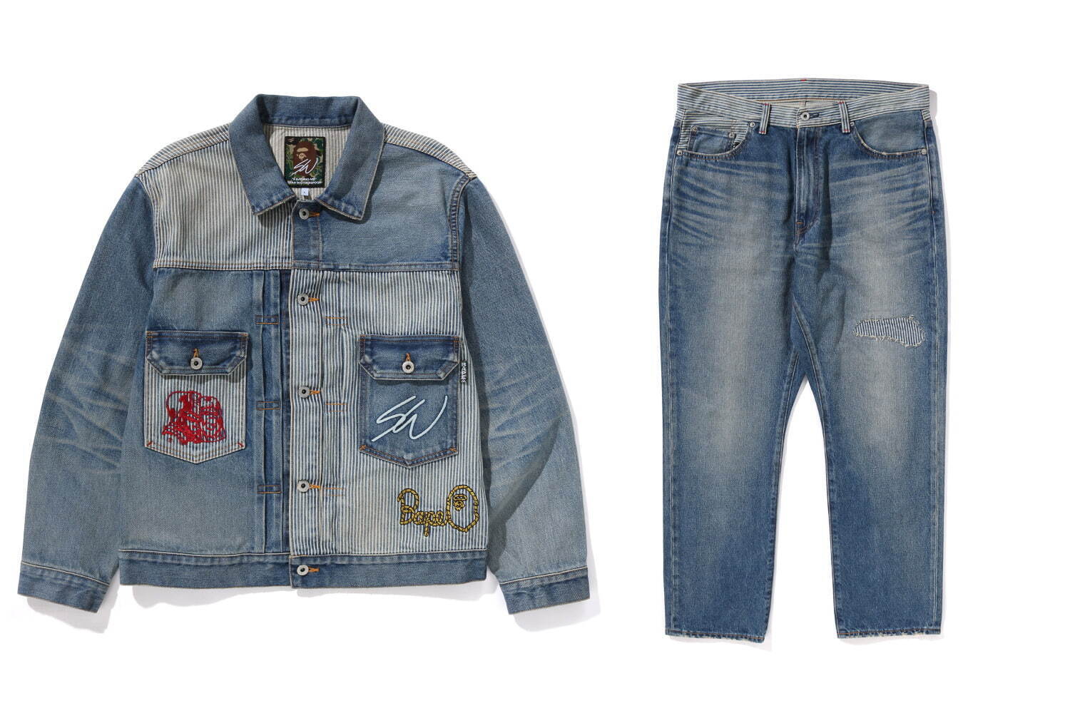 CRAZY DENIM JACKET 77,000円
CRAZY DENIM PANTS 50,600円