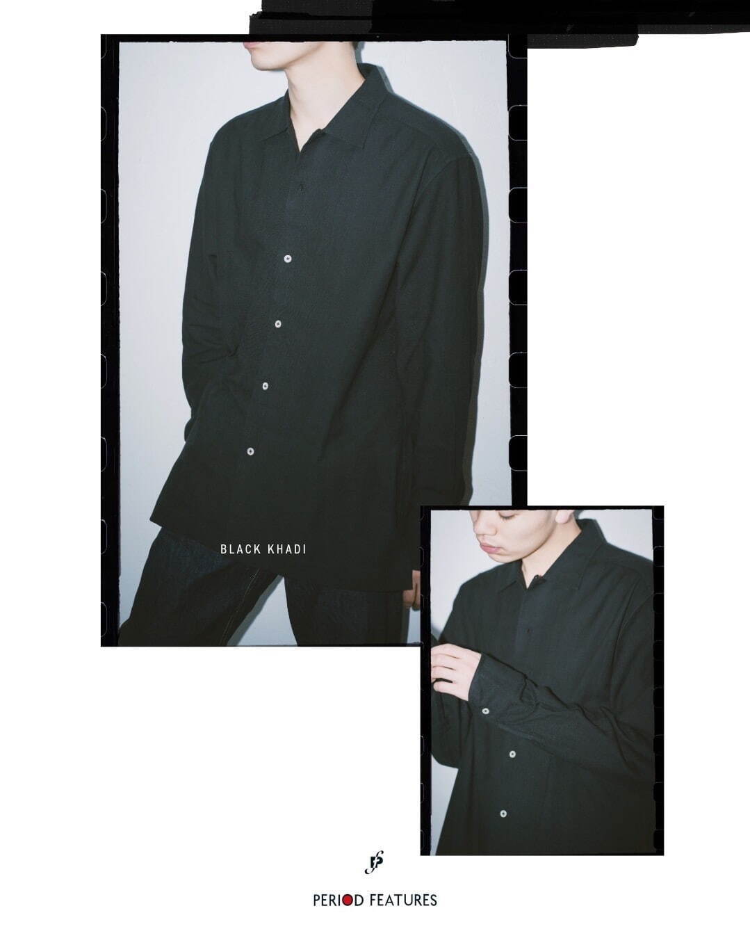 open color 4play khadi black 39,600円