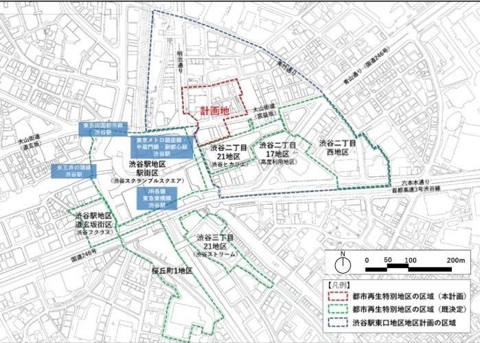 渋谷駅東側・宮益坂地区の再開発 - ホテル・店舗など新複合ビル3棟誕生へ、ヒカリエを繋ぐ通路や広場｜写真11