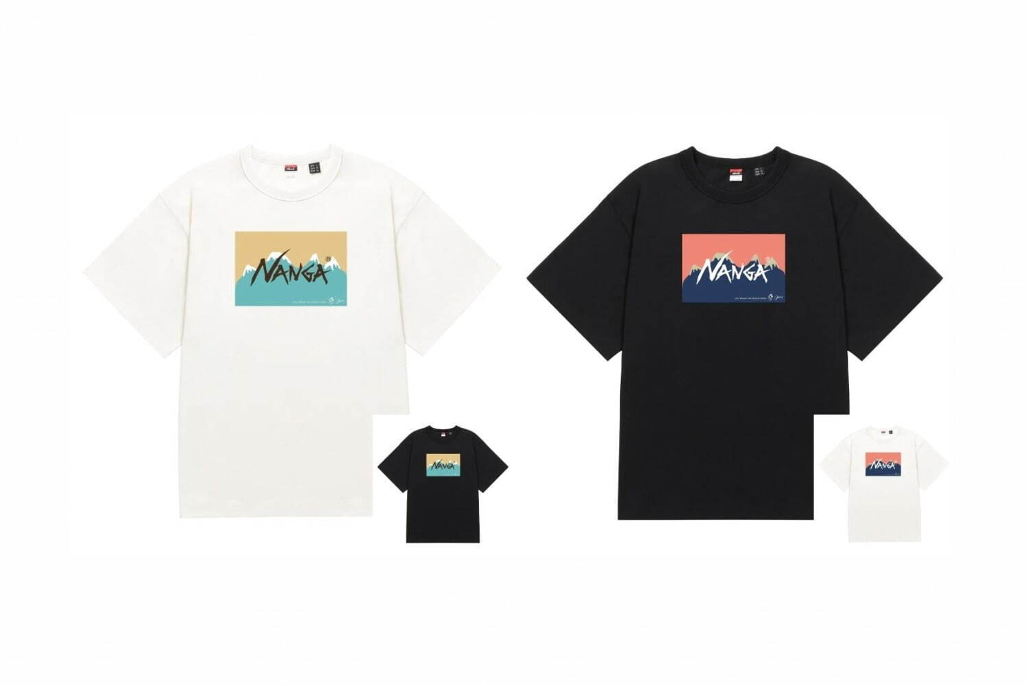 NANGA×Jerry Ukai ECO HYBRID NANGA LOGO TEE 6,600円