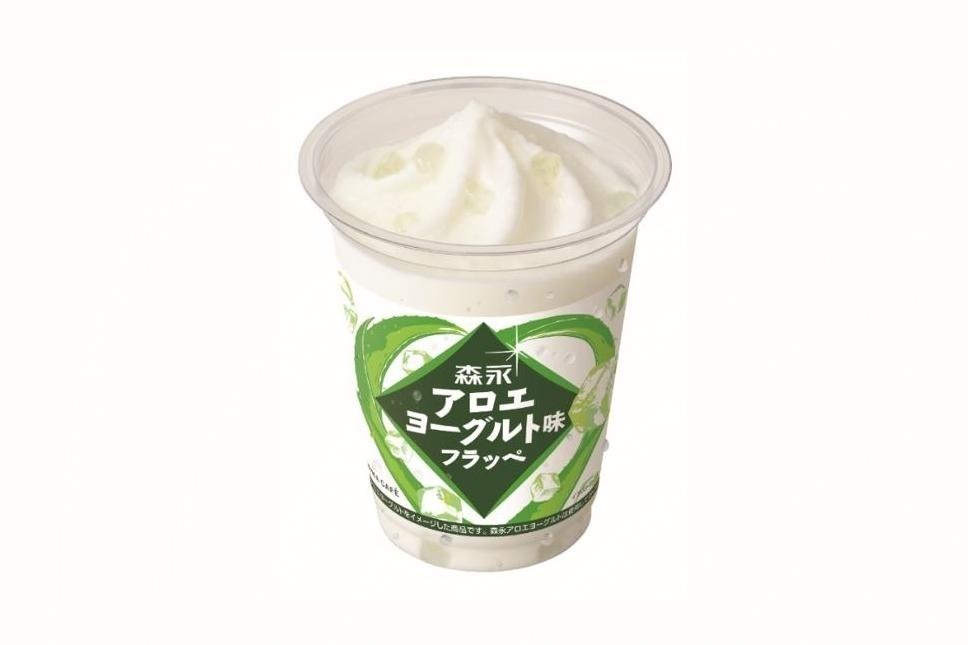 「森永アロエヨーグルト味フラッペ」350円