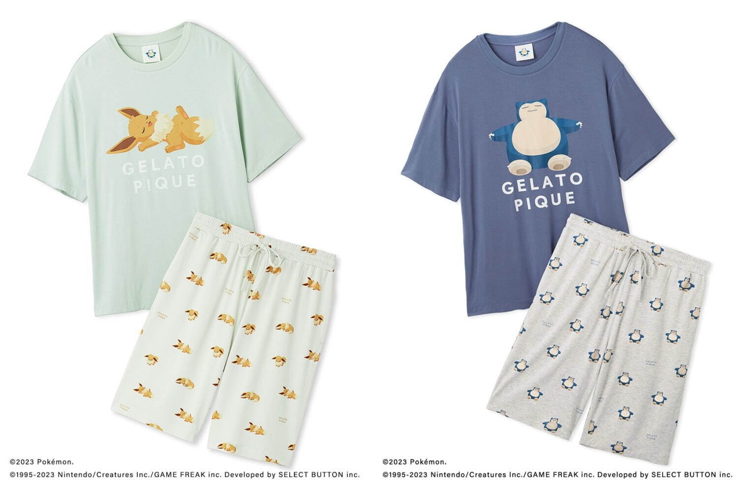 接触冷感プリントTシャツ＆ハーフパンツセット 11,880円