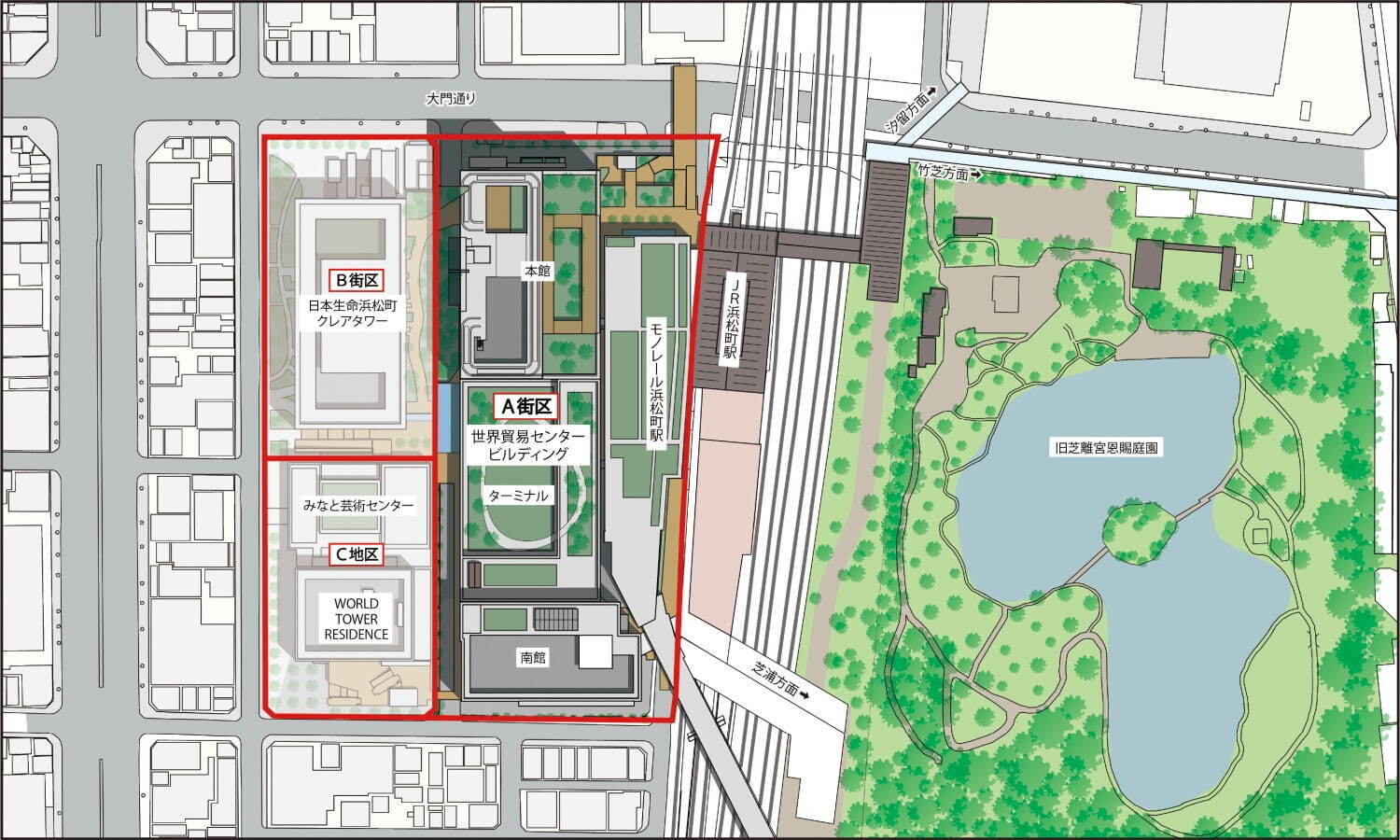 「世界貿易センタービルディング」建替えで商業施設アトレや日本初進出の高級ホテル、2027年順次開業へ｜写真15