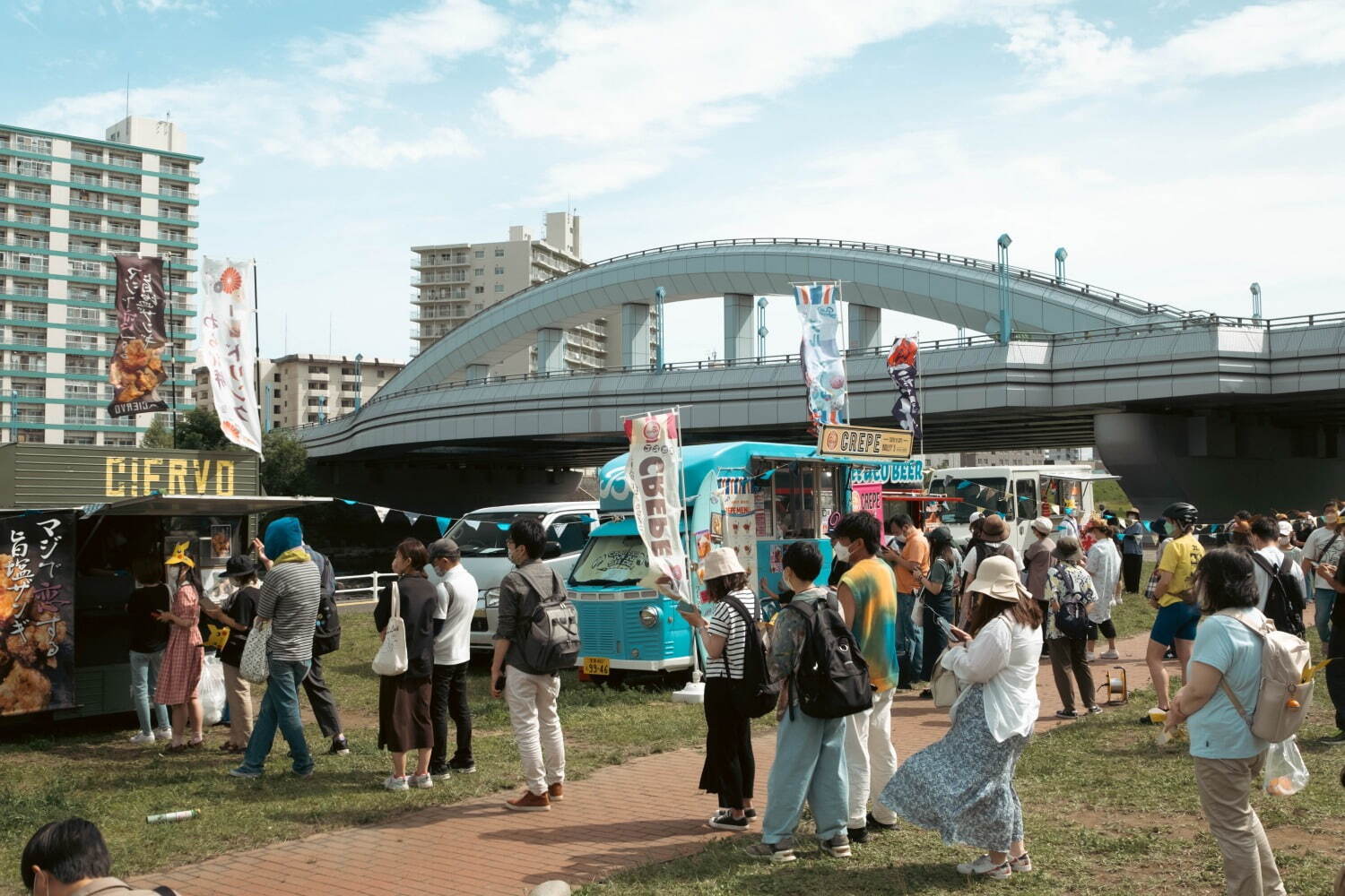 札幌発祥の新文化「川見」豊平川河川敷で開催 - キッチンカー＆屋台が出店、手ぶらバーベキューも｜写真2