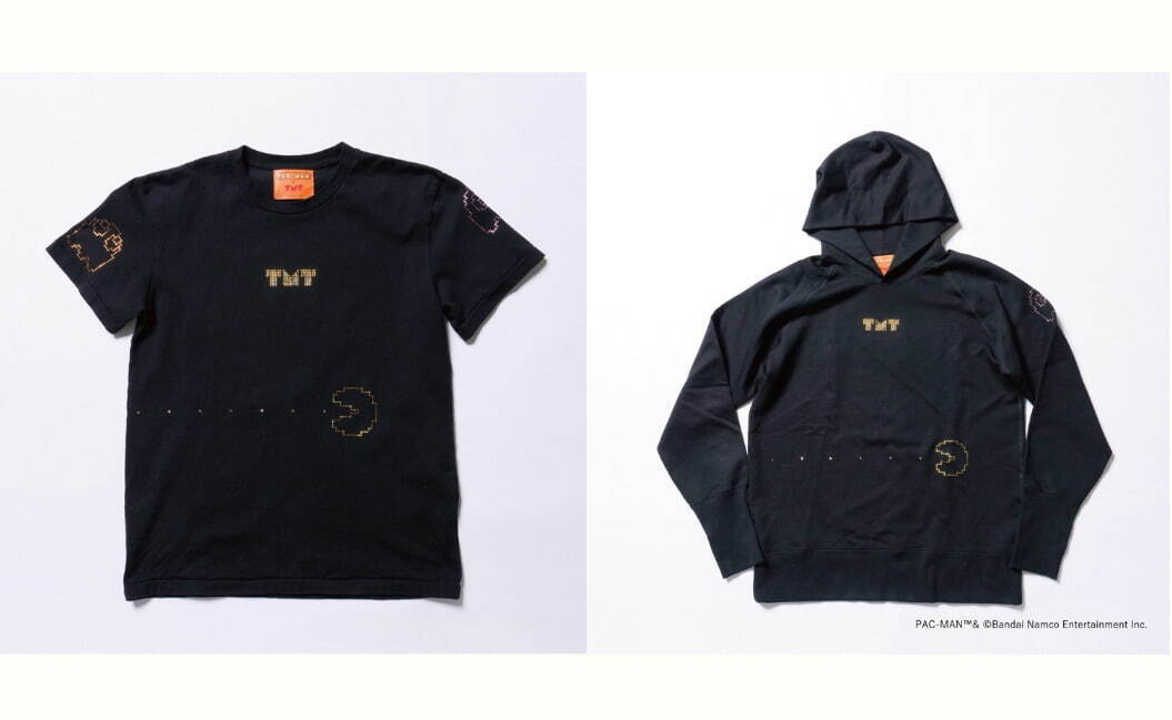 左から)「DRY COTTON S/S TEE (CRYSTALS)」88,000円
「VINTAGE FRENCH TERRY PULLOVER HOODIE (CRYSTALS)」110,000円