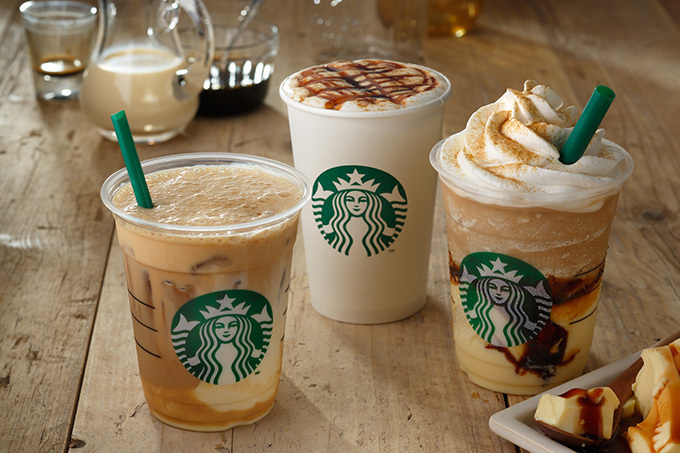 スターバックス(Starbucks Coffee) キャラメル＆プディング フラペチーノ｜写真1