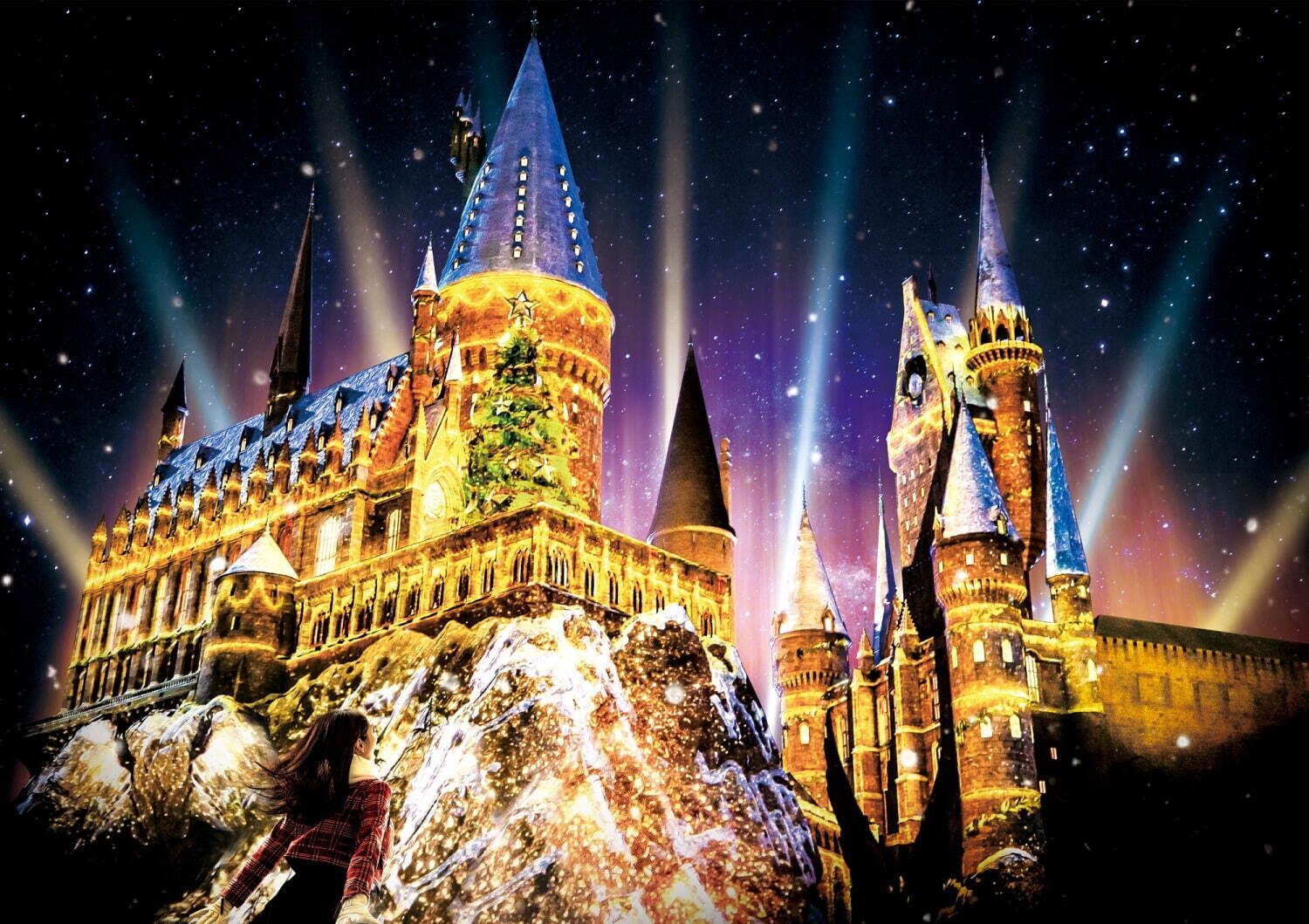 USJ「NO LIMIT!クリスマス」クリスマスライブショーやホグワーツ城のキャッスルショー｜写真8