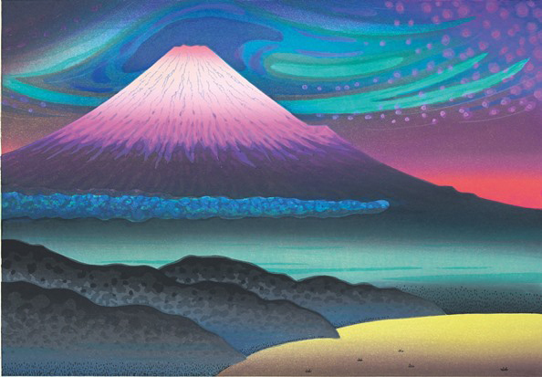 木版画作家・牧野宗則の個展、「富嶽二十景 ー 日本のこころ展」が渋谷で開催｜写真1