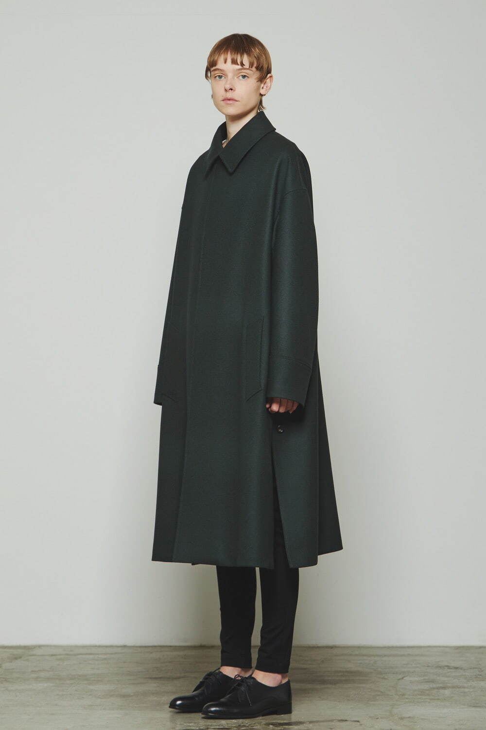 RERACS SUPER140 LIGHT MELTON THE BAL COLLAR COAT 108,900円