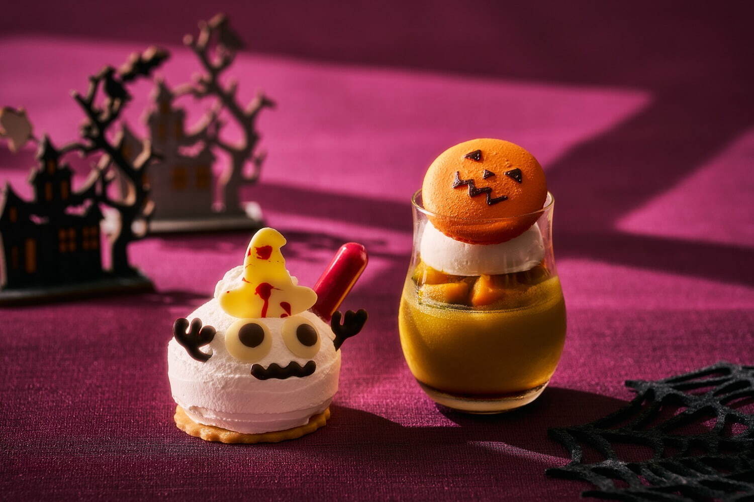 品川プリンスホテルのハロウィンスイーツ、“オバケ姿”のフロマージュ＆濃厚かぼちゃプリン｜写真2