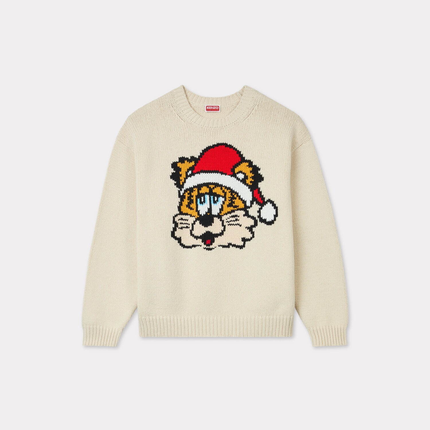 ケンゾー×ヴェルディのクリスマスウェア、“サンタ帽かぶるトラ”セーターや花柄Tシャツなど｜写真8