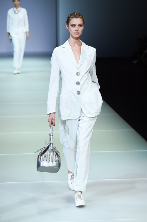 ジョルジオ アルマーニ(Giorgio Armani) 2015年春夏ウィメンズコレクション シルエット - 写真57